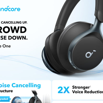 سماعات Anker Soundcore Space One — سماعات لاسلكية مع عزل نشط للضوضاء