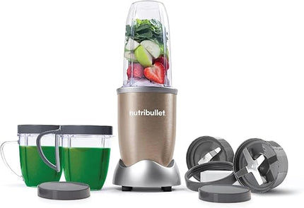 خلاط Nutribullet Pro 900 | قوة 900 واط |  أسود / ذهبي 