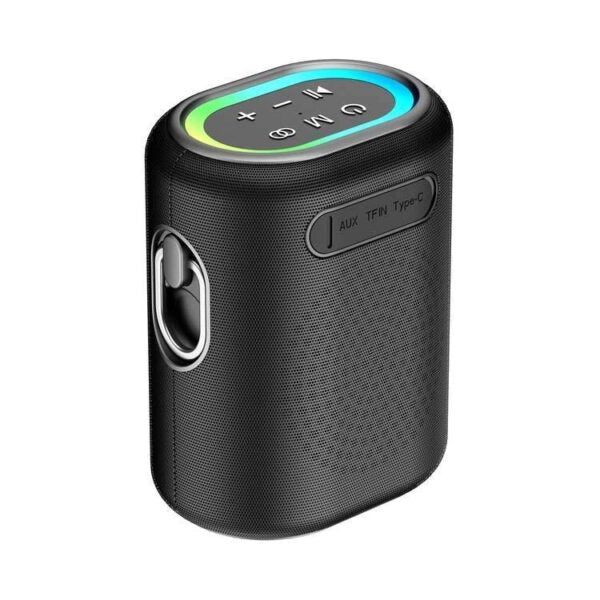 Powerology TWS Wireless Bluetooth Speaker - 20W Powerful Sound - Black