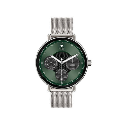 ساعة ذكية WiWU SW07 — مقاومة للماء IP68 بشاشة AMOLED مقاس 1.32" وتتبع صحة ومساعد صوتي