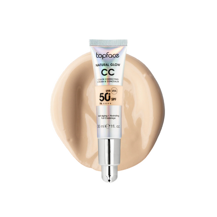 Topface Natural Glow CC Shades Foundation – Warm Beige 02