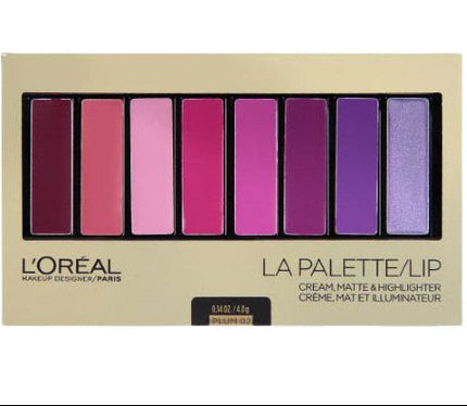 L'Oréal Paris La Palette Lip Plum 02 Velvety Lipstick