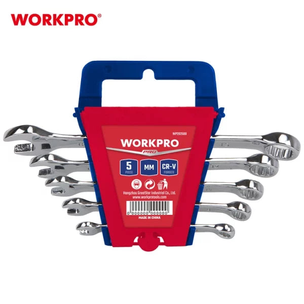 WORKPRO 5-Piece Combination Wrench Set WORKPRO 5-Piece Combination Wrench Set