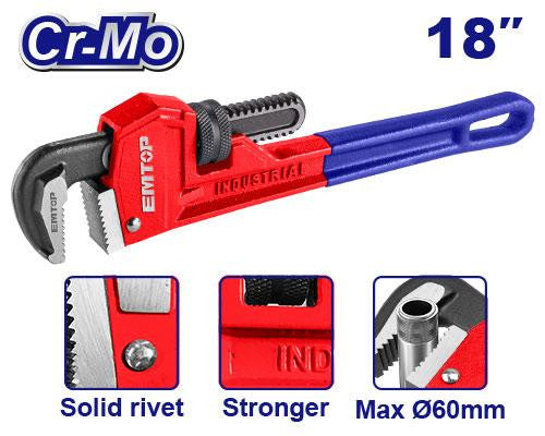 EMTOP EPWH1801 18" Pipe Wrench

