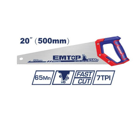 EMTOP EHAS5002  20 inch  Hand Wood Saw