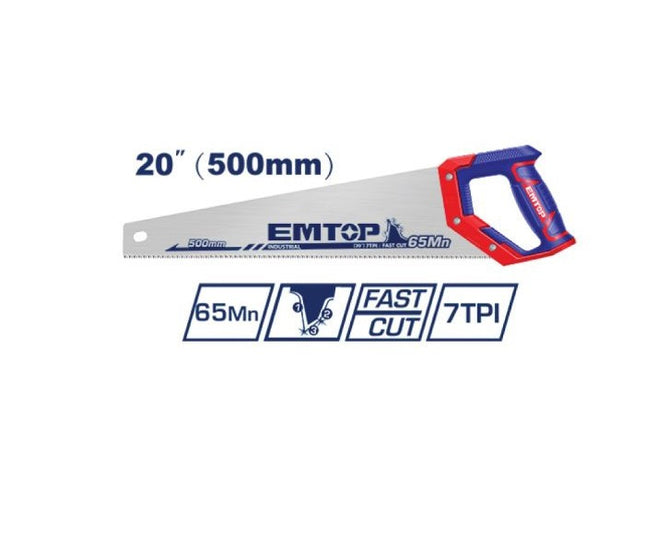 EMTOP EHAS5002  20 inch  Hand Wood Saw
