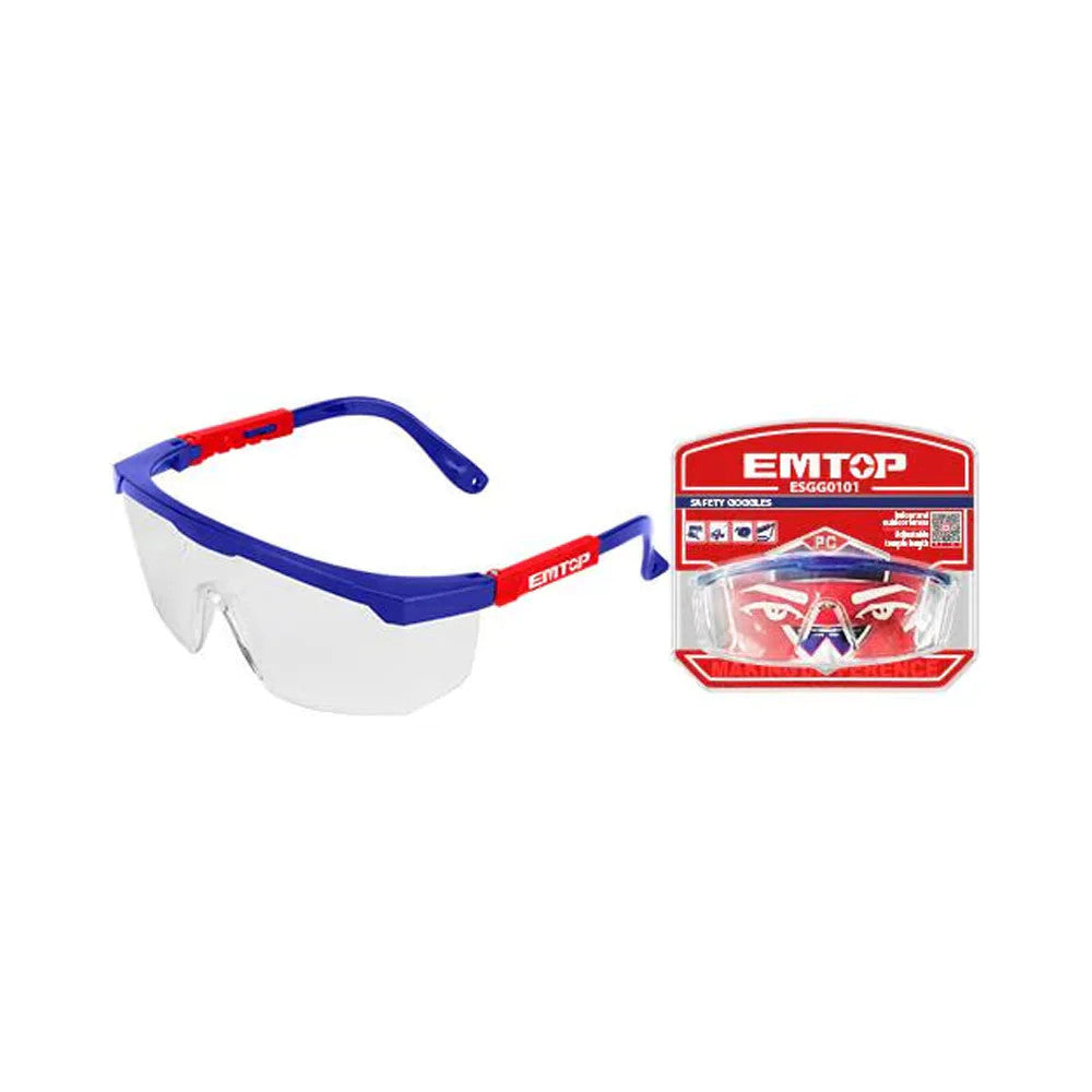EMTOP ESGG0101 – Clear Safety Glasses EMTOP ESGG0101 – Clear Safety Glasses