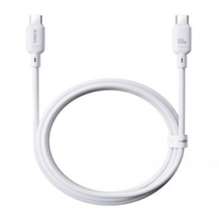 كابل باسوس سيلكي (Baseus Silky Series) للشحن السريع - ملمس سيليكون ناعم - خيارات طاقة 100 واط و 66 واط - متوفر بإصدارين (USB لـ Type-C) و (Type-C لـ Type-C)