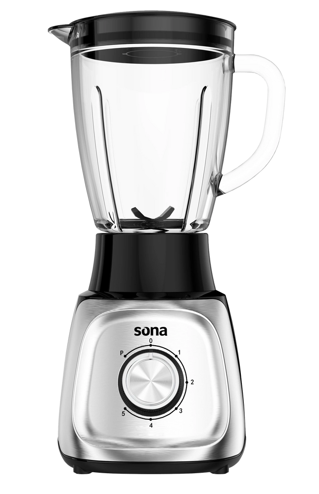 Sona Blender 600W 1.5 L with 5 Speeds Control with Pulse Function and Coffee Grinder