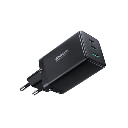 شاحن سريع TCG01 بقوة 65 واط 2C1A + كابل C إلى C بقوة 100 واط بطول 1.2 متر - أسود 