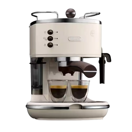 Delonghi Espresso Machine with 15-bar pressure and 1.4L capacity 1100 W