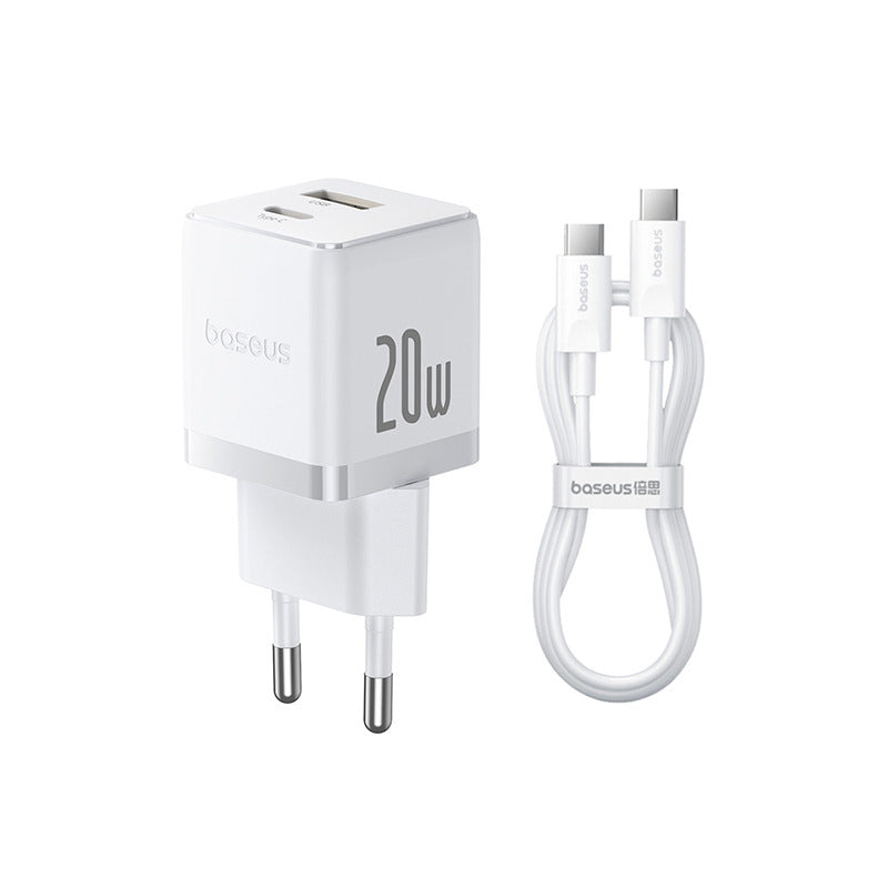 Palm Fast Charger C+U 20W EU w/ USB-C to USB-C 60W 1m Palm Fast Charger C+U 20W EU w/ USB-C to USB-C 60W 1m