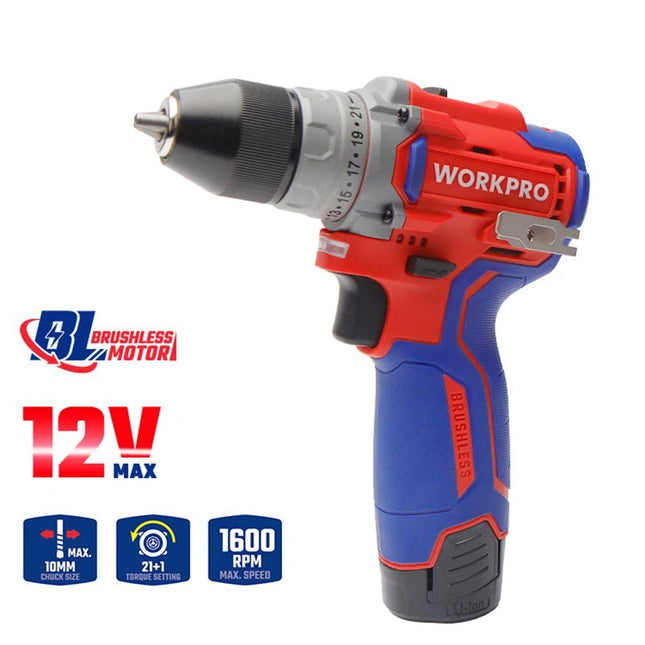 12V 10mm Li-ion Brushless Drill | WP460201