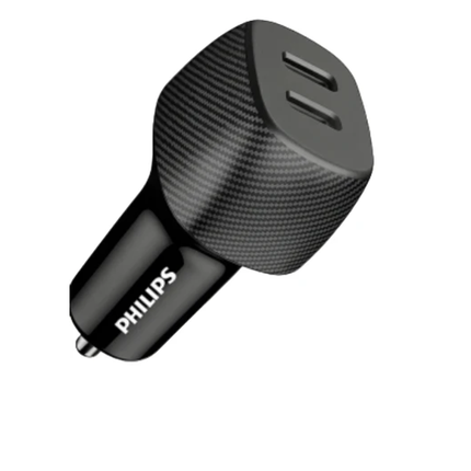 Philips DLP5522C 60W Dual USB-C Car Charger