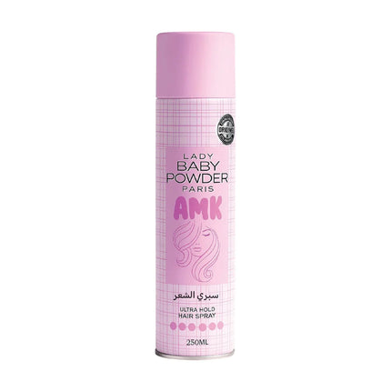 Lady Baby Powder AMK Ultra Hold Hair Spray 250ml