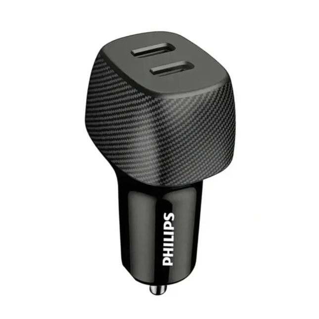 Philips DLP5522C 60W Dual USB-C Car Charger
