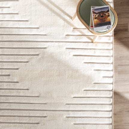 Baroc Cream Carpet - Modern Elegant Area Rug