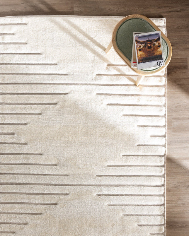 Baroc Cream Carpet - Modern Elegant Area Rug