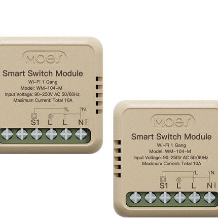 MOES - WIFI Mini Hidden Smart Switch - Curtain - 1 Gang