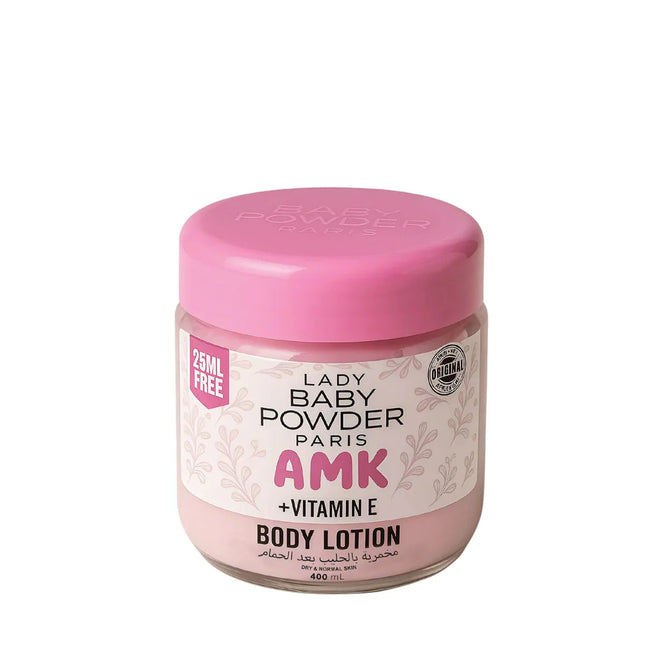 Lady Baby Powder Body Lotion 400ml - Silky Skin Care