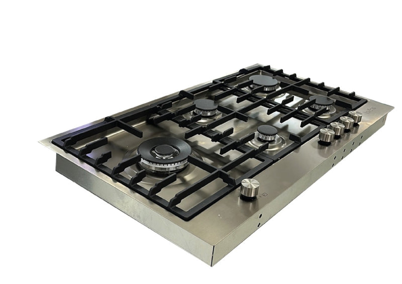 موقد غاز مدمج لافينا 90 سم – 5 شعلات – ستانلس ستيل موقد غاز مدمج لافينا 90 سم – 5 شعلات – ستانلس ستيل