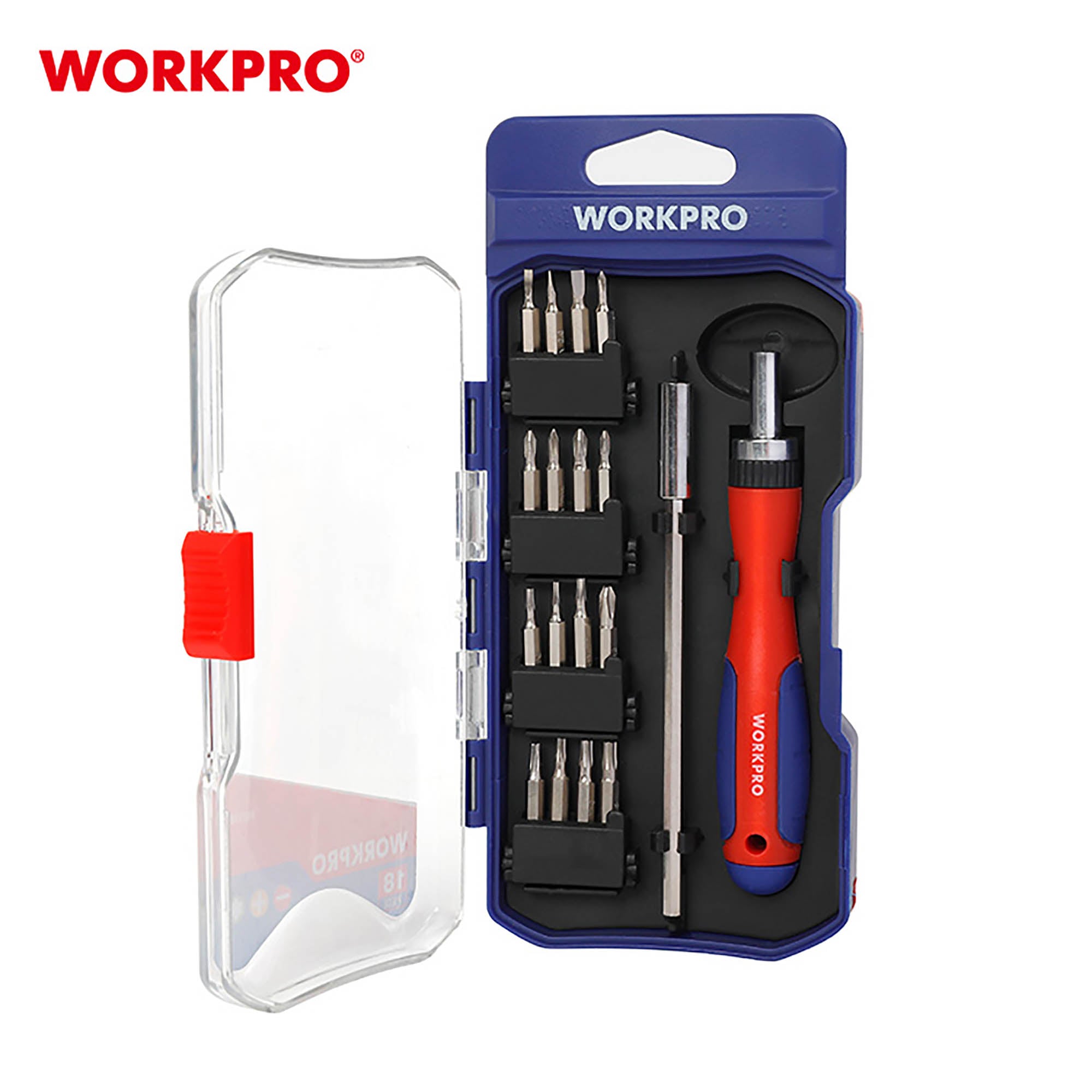 WORKPRO 18PC Ratcheting Screwdriver Set WORKPRO 18PC Ratcheting Screwdriver Set