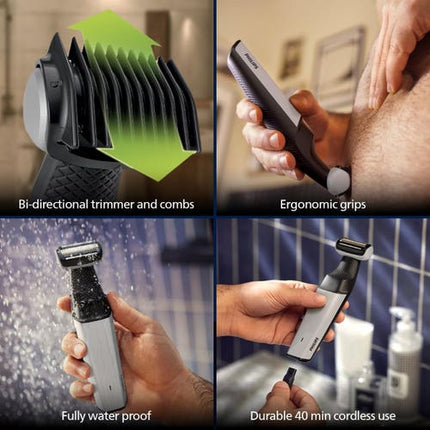 ماكينة حلاقة وتشذيب شعر الجسم فيليبس سلسلة 3000 موديل BG3007/15