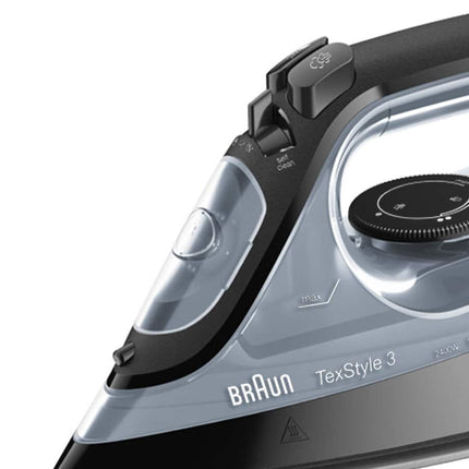 2400W Ceramic Steam Iron with Auto Shut-Off & Self-Clean