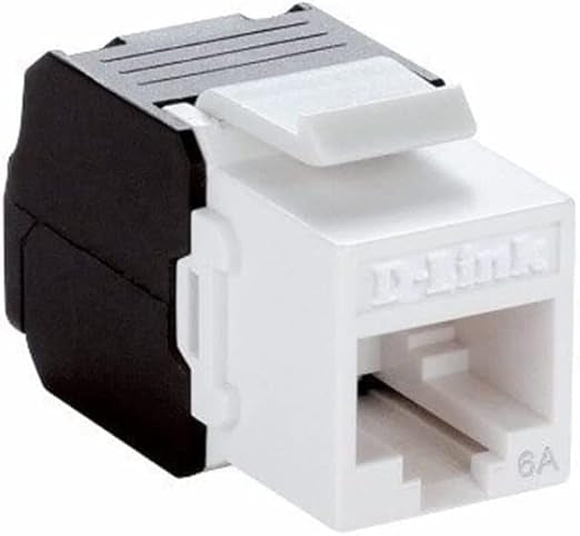 D-Link NKJ-6AWHI1B21 CAT6A 10G Keystone Jack -White