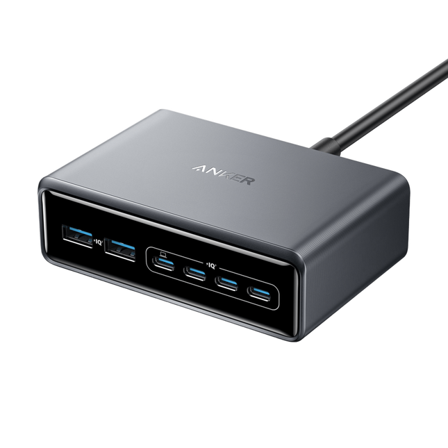 A2683341 Anker Prime Charger (200W, 6 Ports, GaN)  Silver