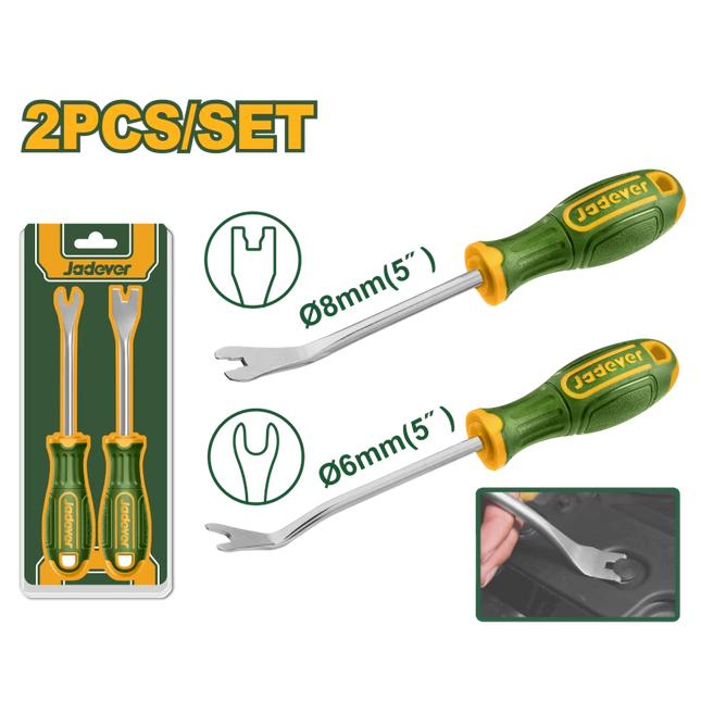 Jadever 2‑Piece Trim/Fastener Removal Tools