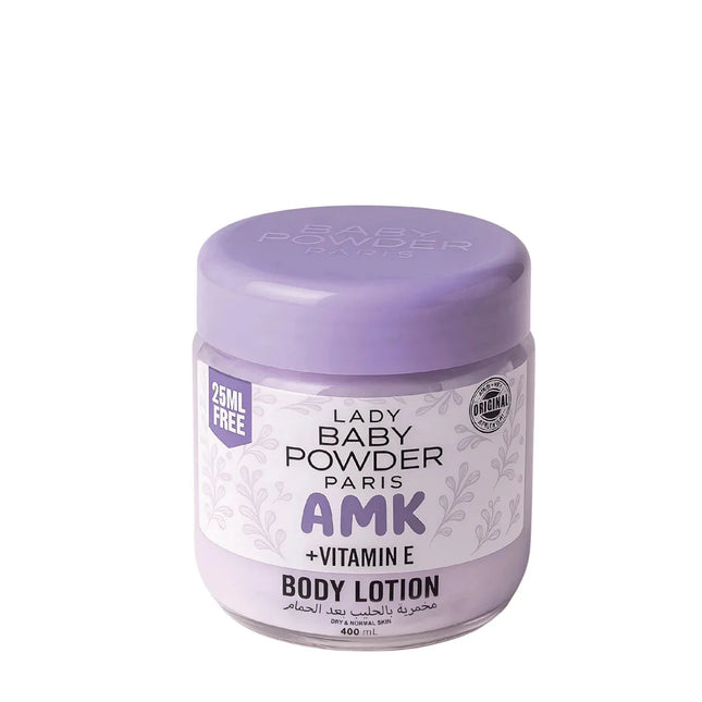 Lady Baby Powder Body Lotion 400ml - Soft Skin Care