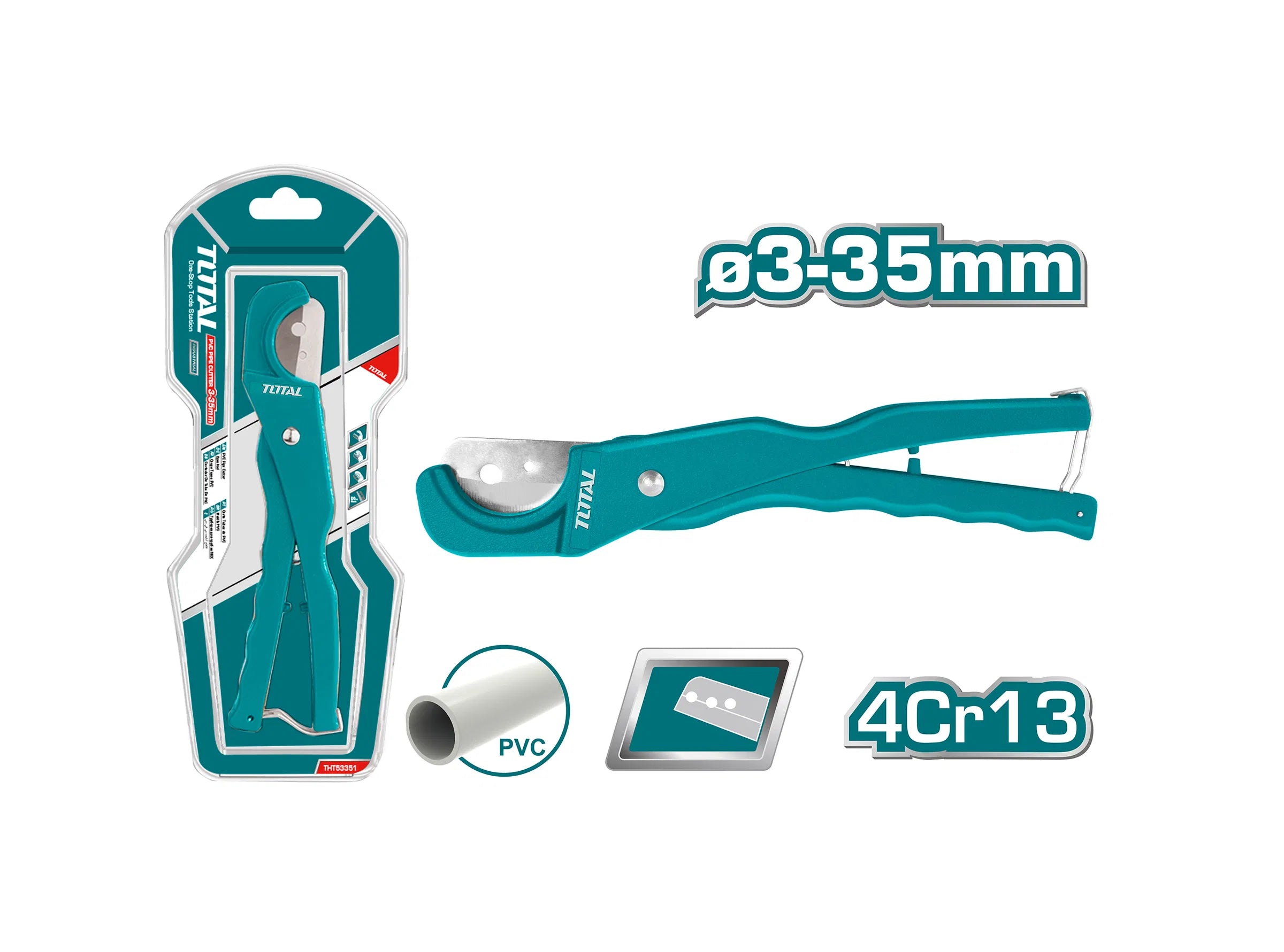 Total THT53351 PVC Pipe Cutter Total THT53351 PVC Pipe Cutter