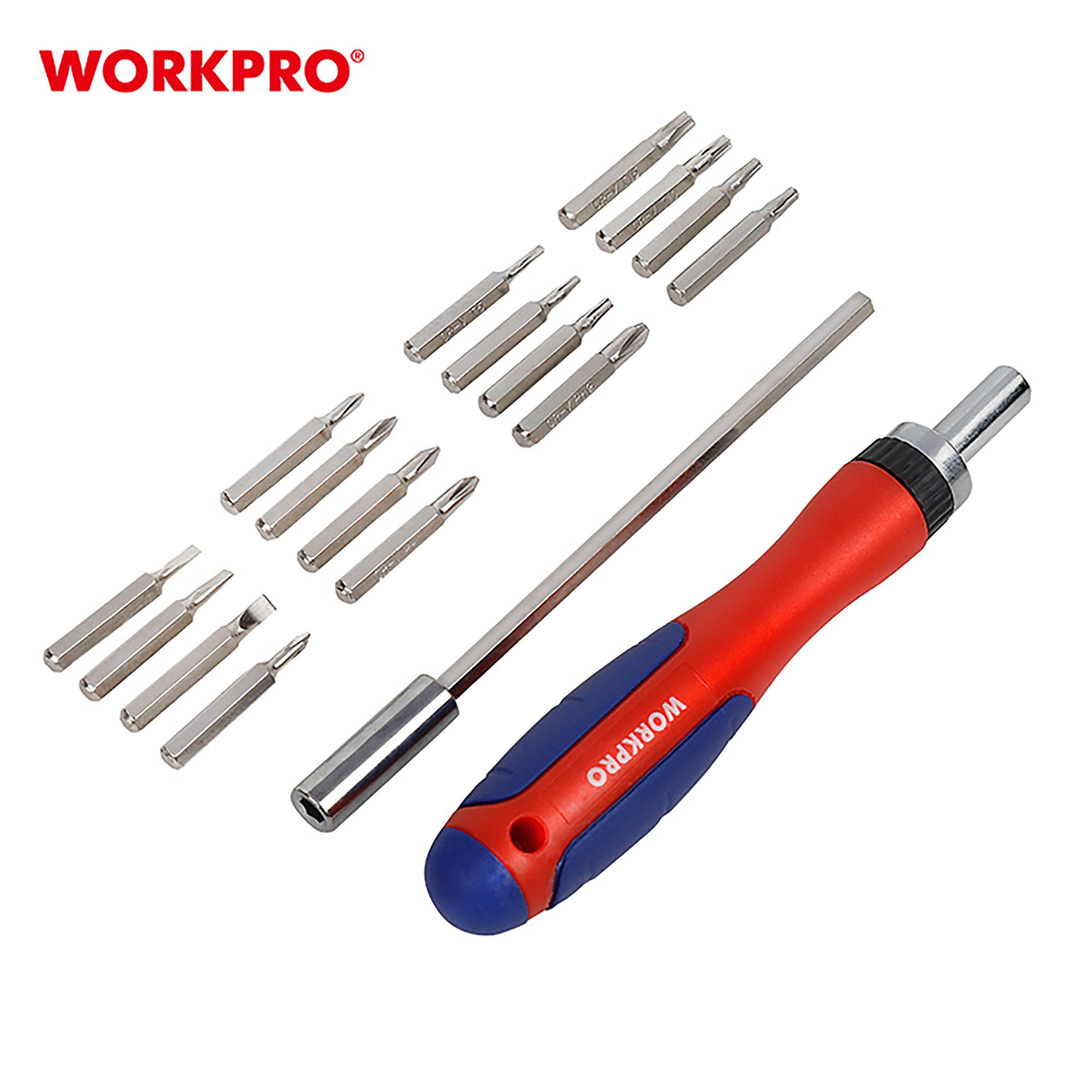 WORKPRO 18PC Ratcheting Screwdriver Set WORKPRO 18PC Ratcheting Screwdriver Set