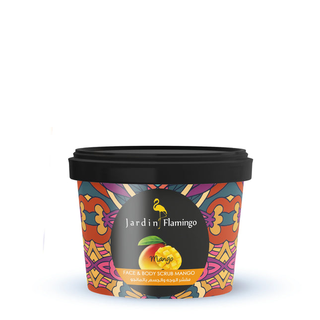 Jardin Flamingo Mango Face & Body Scrub - Natural Exfoliant