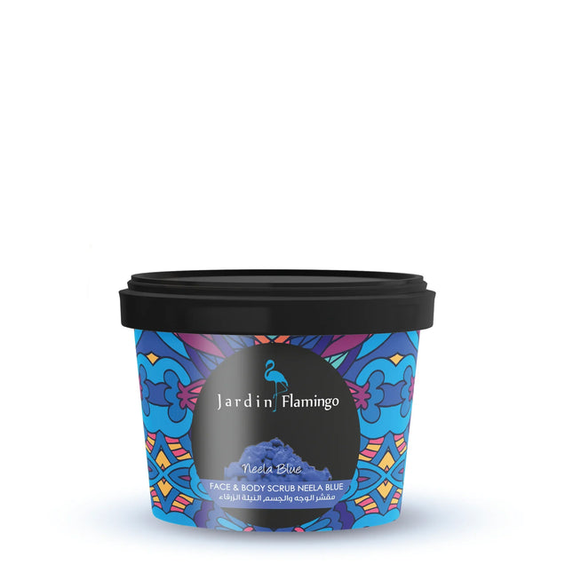 Jardin Flamingo Neela Blue Natural Face & Body Scrub