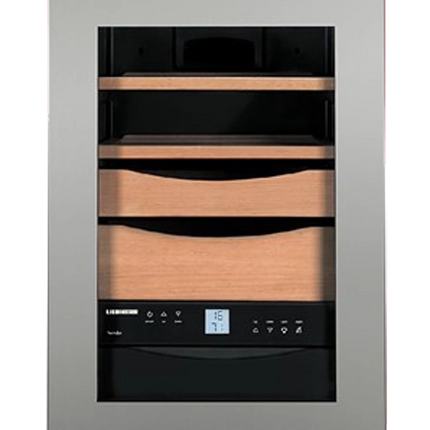 Liehberr 39L Cigar Humidor Refrigerator Stainless Steel 