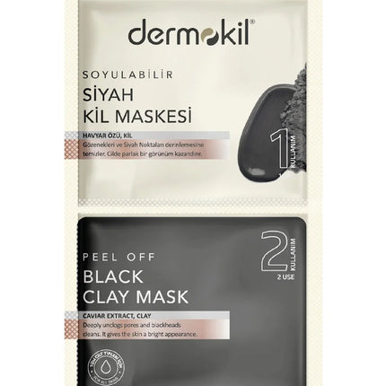 DERMOKIL Peelable Black Mask Dual Pack (2×7.5ml)