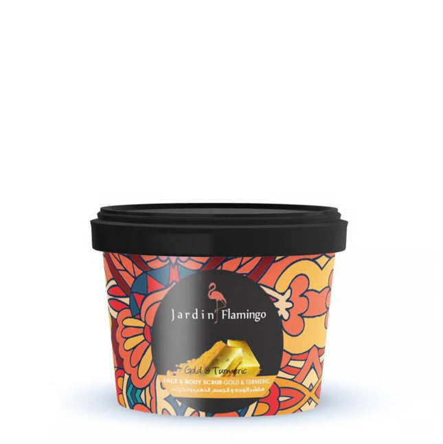 Jardin Flamingo Gold & Turmeric Exfoliating Scrub 400g