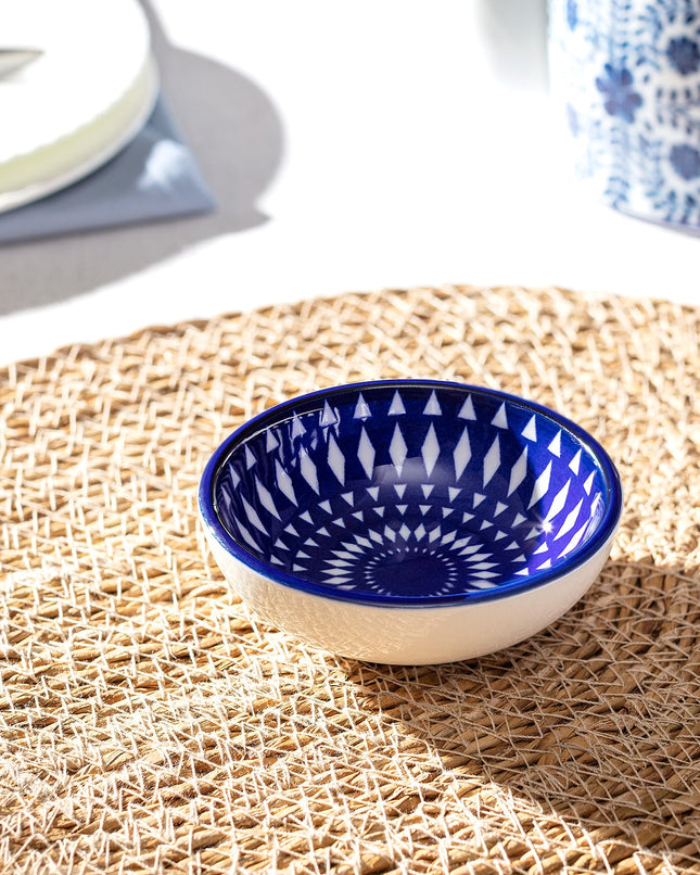 Rêve Bleu Lorient Blue Bone China Mini Plate