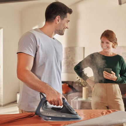 Braun 3200W Steam Iron with EloxalPlus Plate