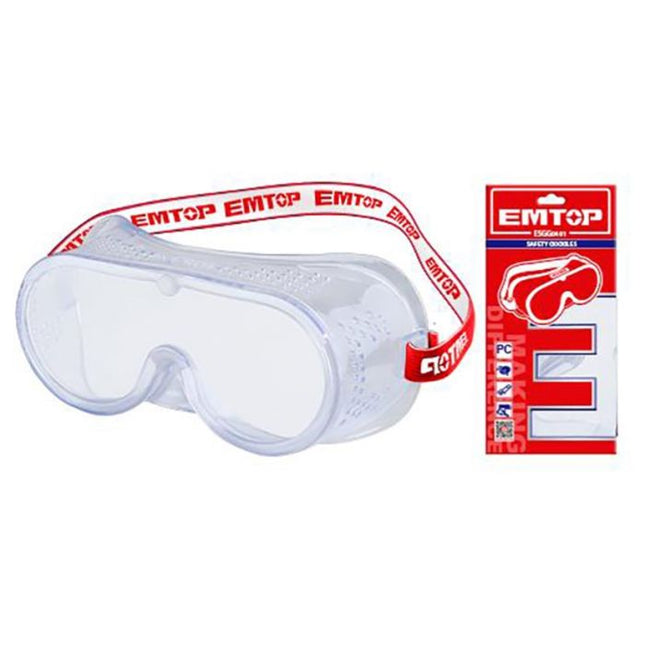 EMTOP ESGG0401 – Clear Dust-Proof Safety Goggles