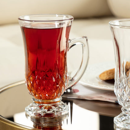 Audrey 4-Piece Tea Cup Set - Elegant Porcelain Teacups