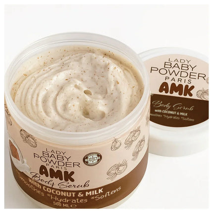 Lady Baby Powder Body Scrub with Coconut & Milk 500ml