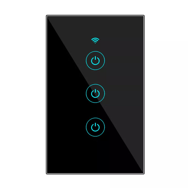 MOES - Zigbee Smart Switch - 3Gang - US Type - Black