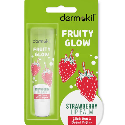 Dermokil Fruity Glow Strawberry Lip Balm 15ml