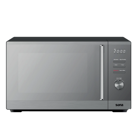 Sona Microwave 34 L Silver with mirror Glass 1000 W