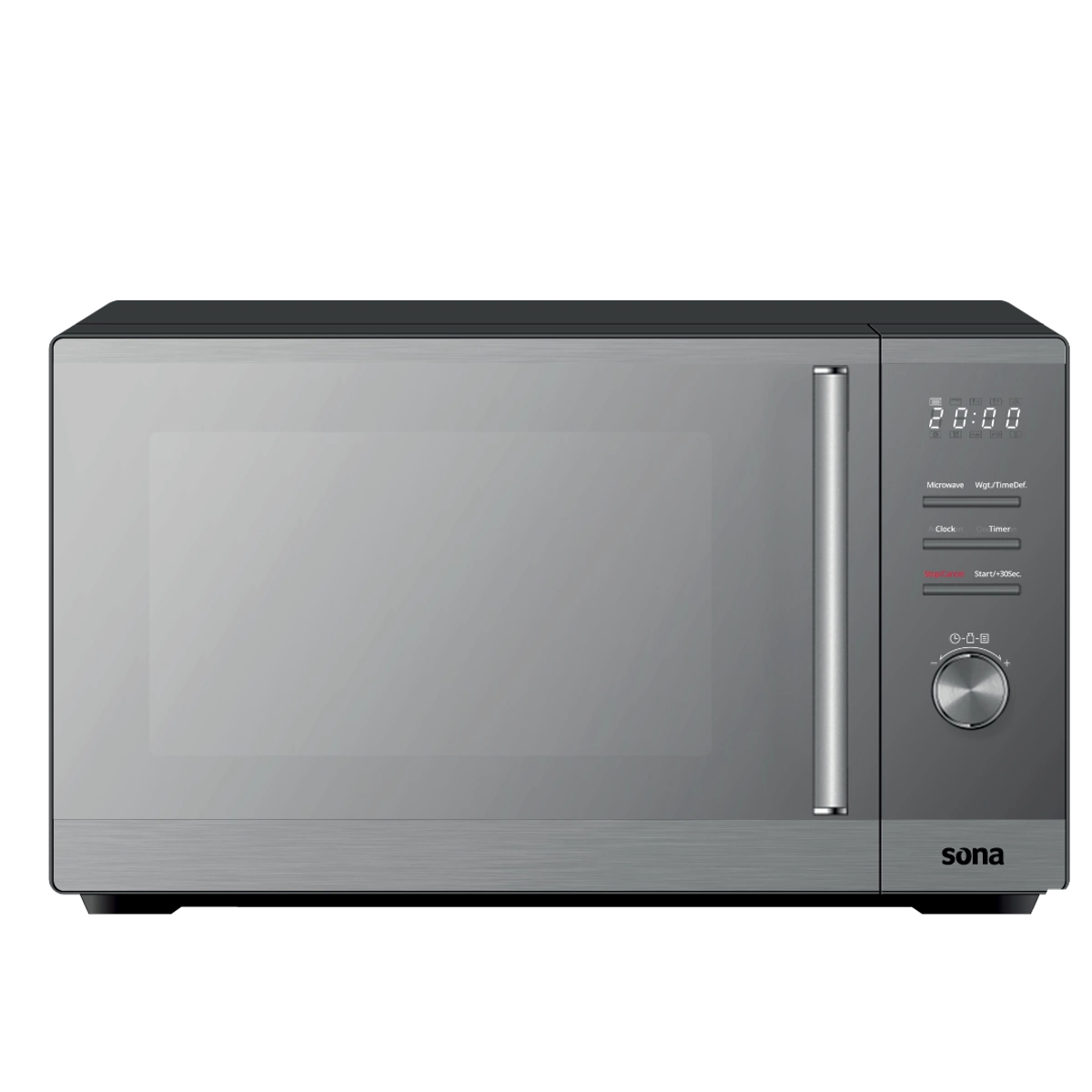 Sona Microwave 34 L Silver with mirror Glass 1000 W Sona Microwave 34 L Silver with mirror Glass 1000 W
