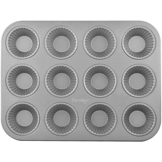 Prestige 12-Cup French Muffin Pan, Grey
