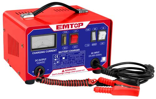 شاحن بطارية EMTOP 12/24V شاحن بطارية EMTOP 12/24V